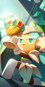 Pistachio Cookie’s Artifact, Warrior’s Oath. From Cookie Run: Tower of Adventures.